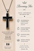 Becoming Her Cross Necklace - Unisex