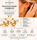 Twisted Hoop Earrings