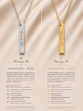 Becoming Her Bar Necklace