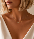 BHC Dainty Cross Necklace